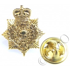 Royal Marines Pith Helmet Badge / Brunswick Star Lapel Pin Badge (Metal / Enamel)